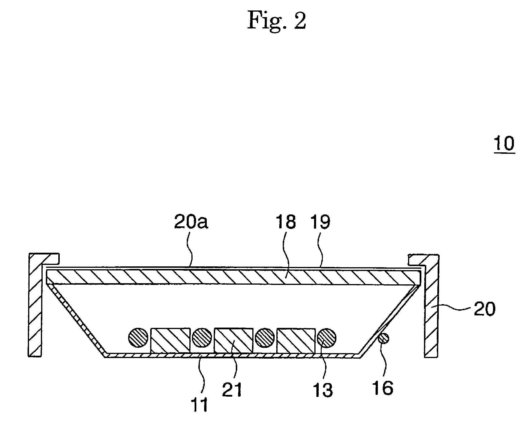 Lighting apparatus having a uniform luminance profile