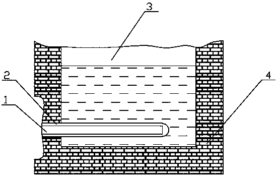 A kind of aluminum alloy melt heating insulation method