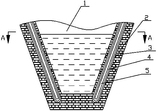 A kind of aluminum alloy melt heating insulation method