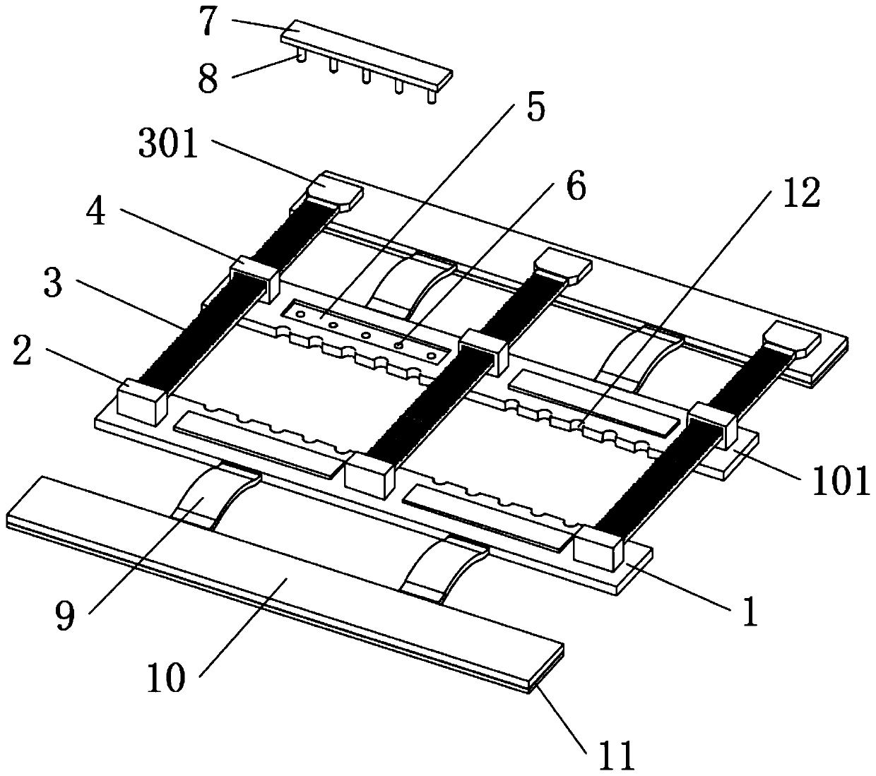 Postoperative suture line auxiliary positioning device