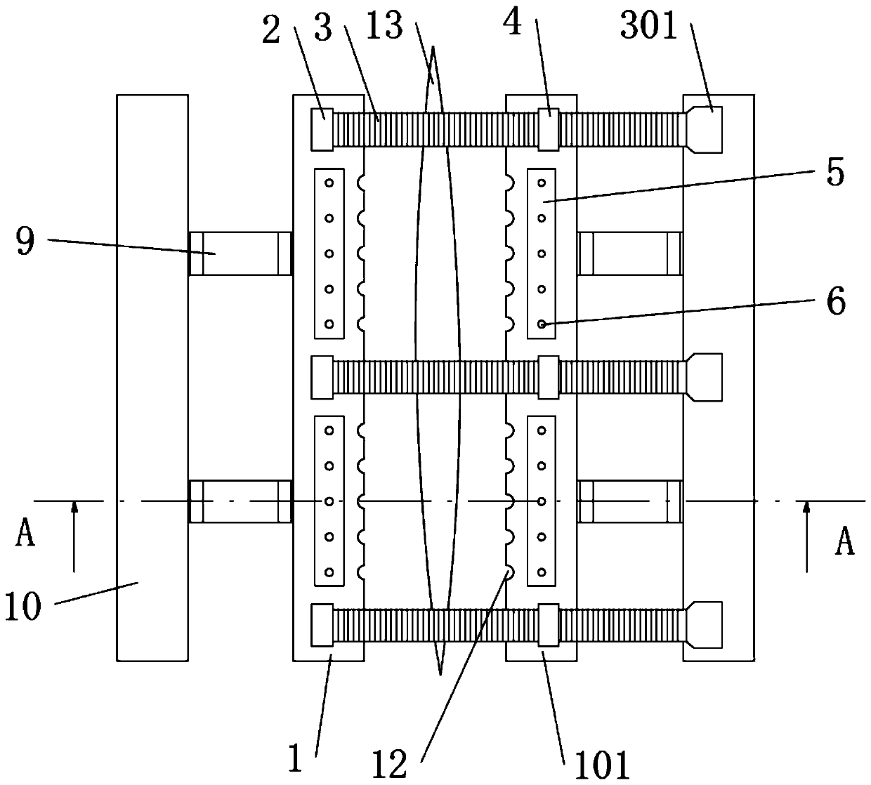 Postoperative suture line auxiliary positioning device