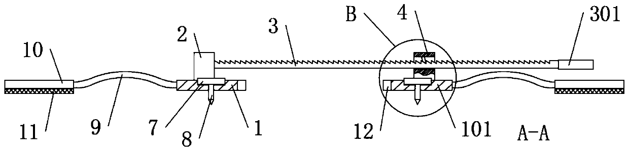 Postoperative suture line auxiliary positioning device