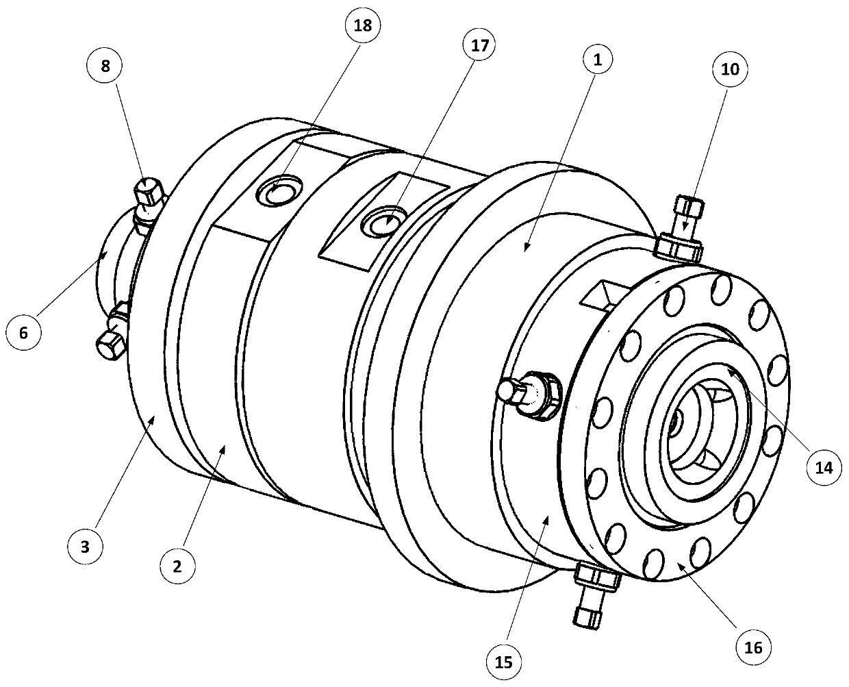 Three-layer co-extrusion machine head for double-color quartered insulation cable