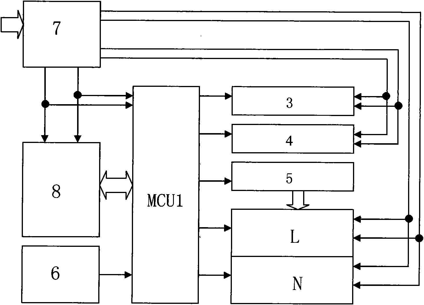 RF (Radio Frequency) data communication system of electric water heater