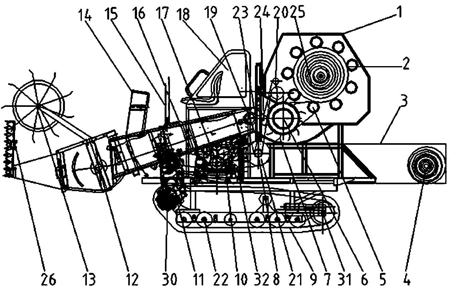 Crop reaping and binding machine