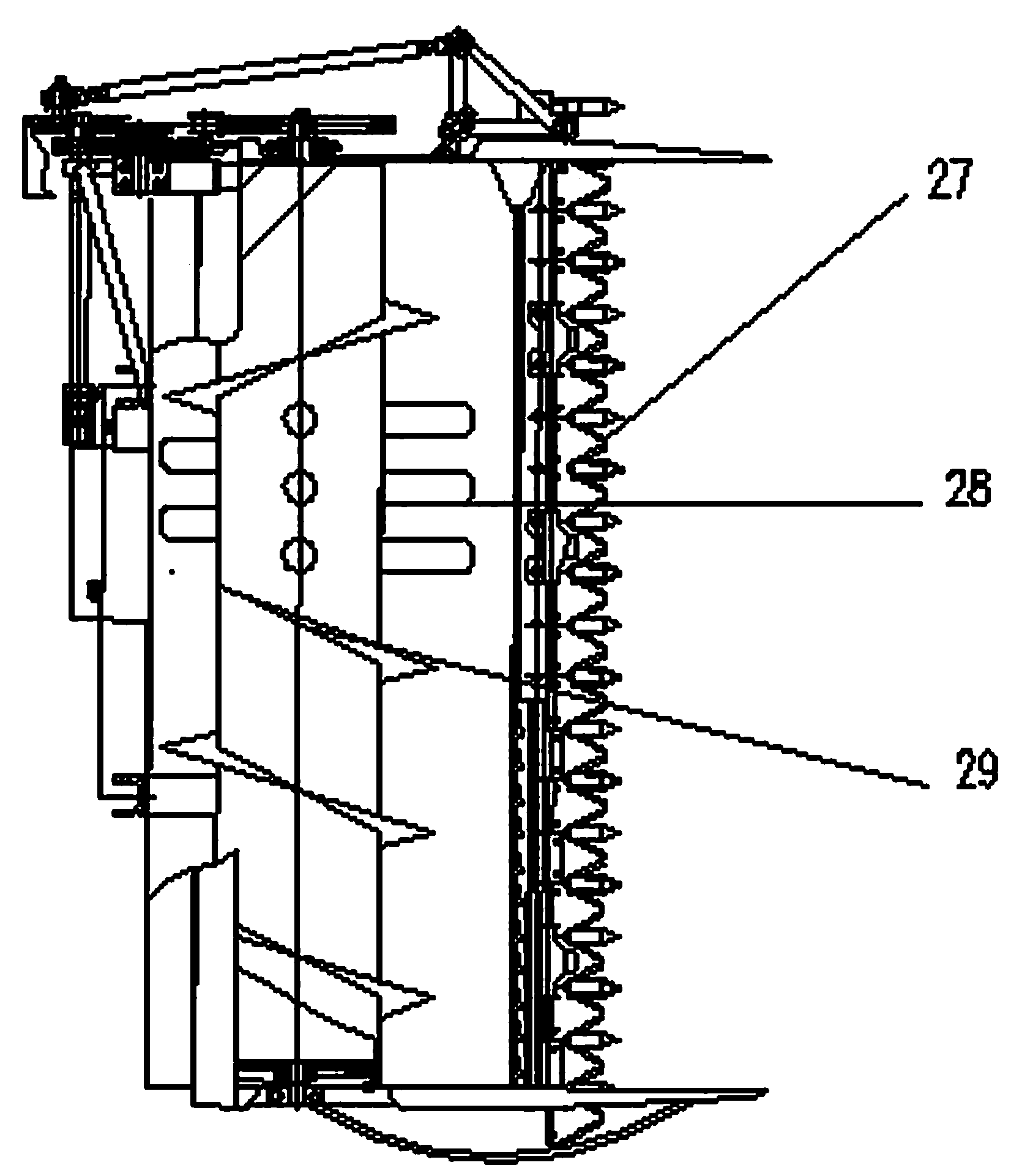 Crop reaping and binding machine