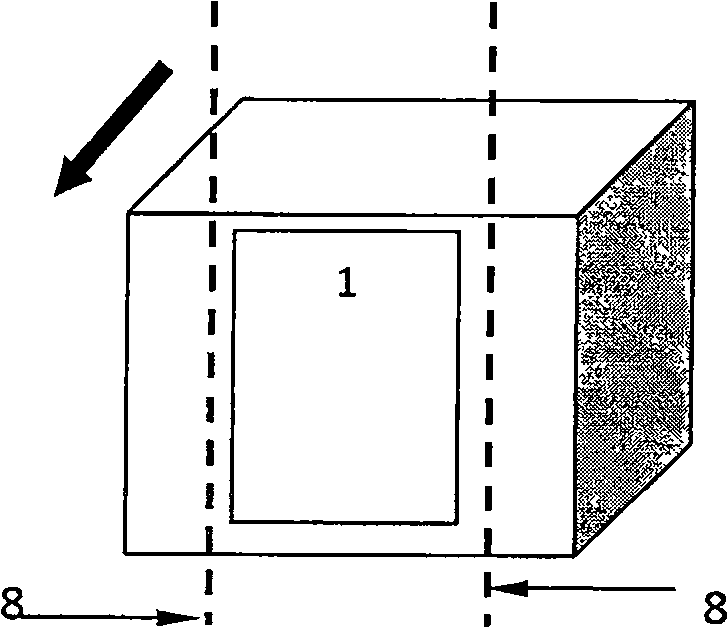 Reciprocating type cableway bus visual sense speed reducing control system and its method