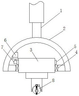 Shooting device for aerial unmanned plane