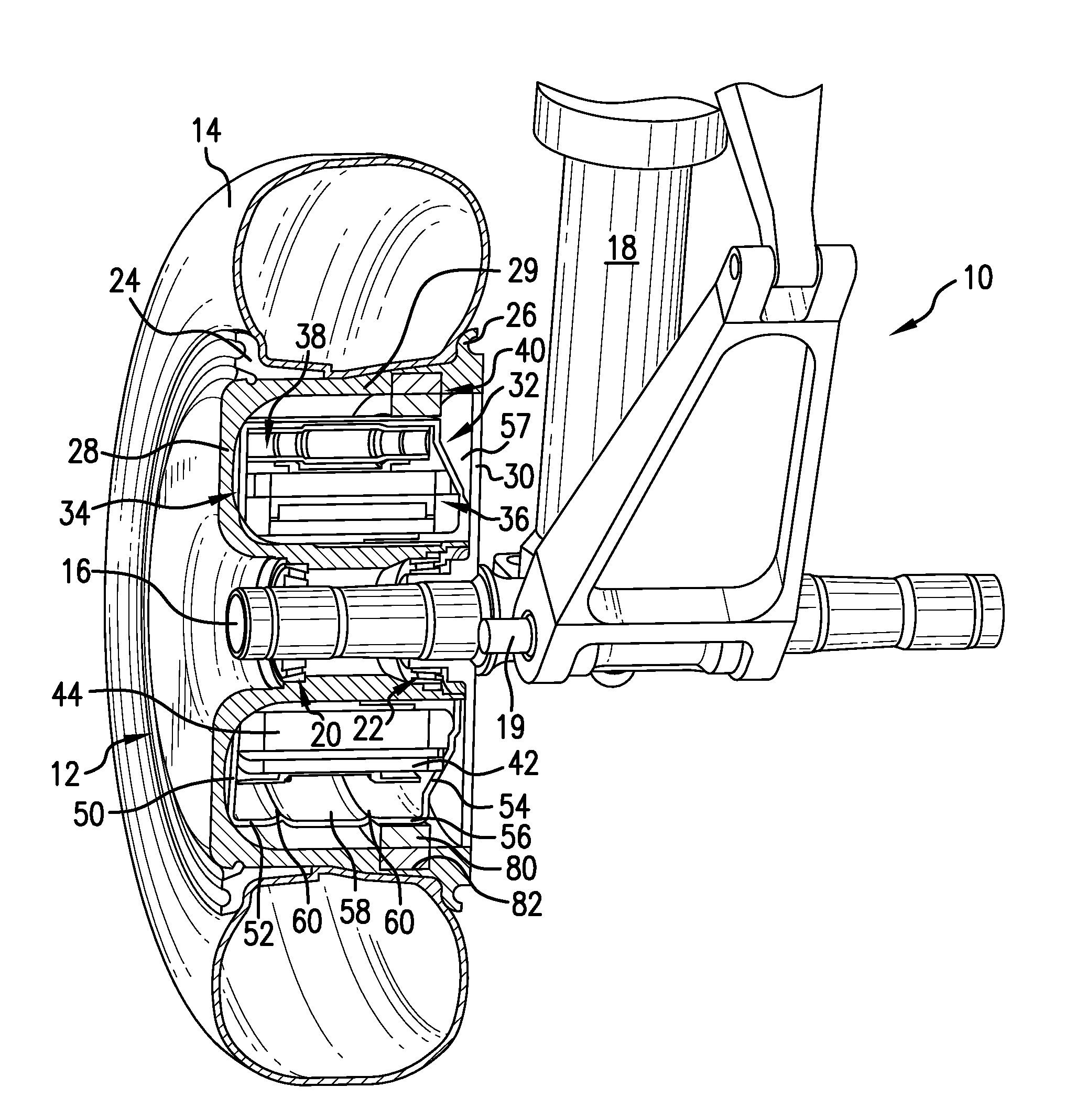 Torque Transmission in an Aircraft Drive Wheel Drive System