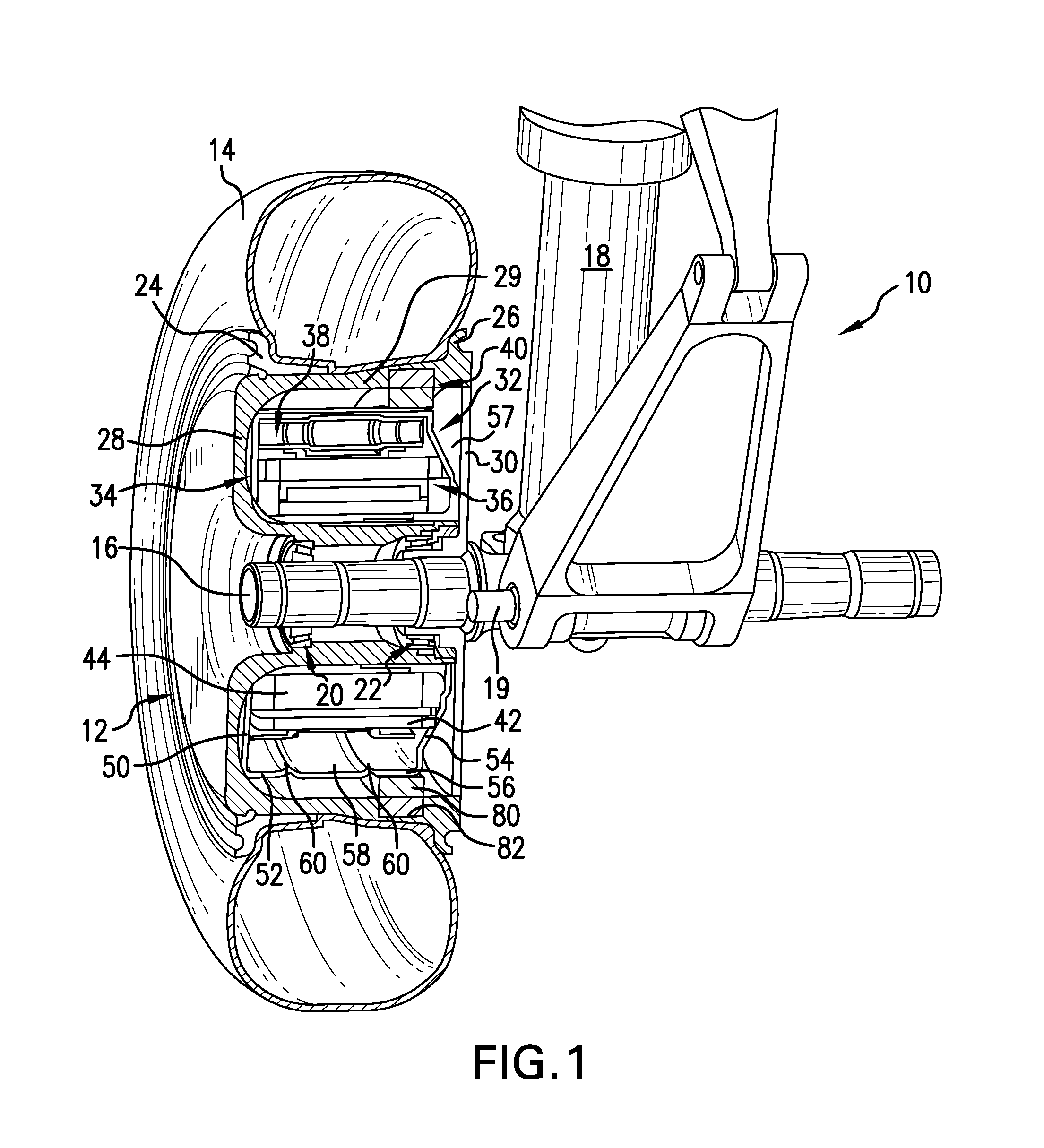 Torque Transmission in an Aircraft Drive Wheel Drive System