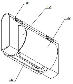 A track metal foreign body cleaning device