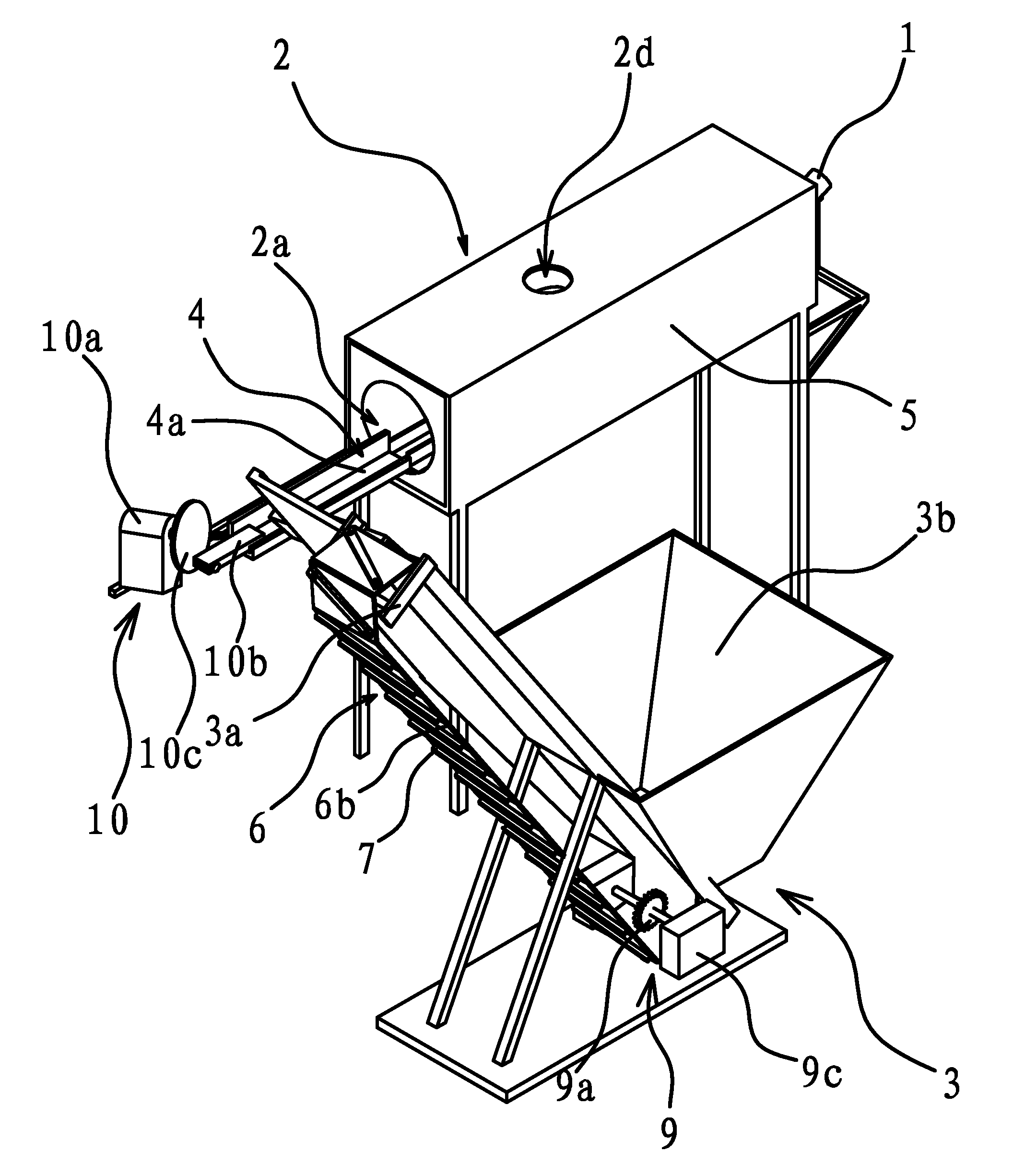 Heating furnace before forging