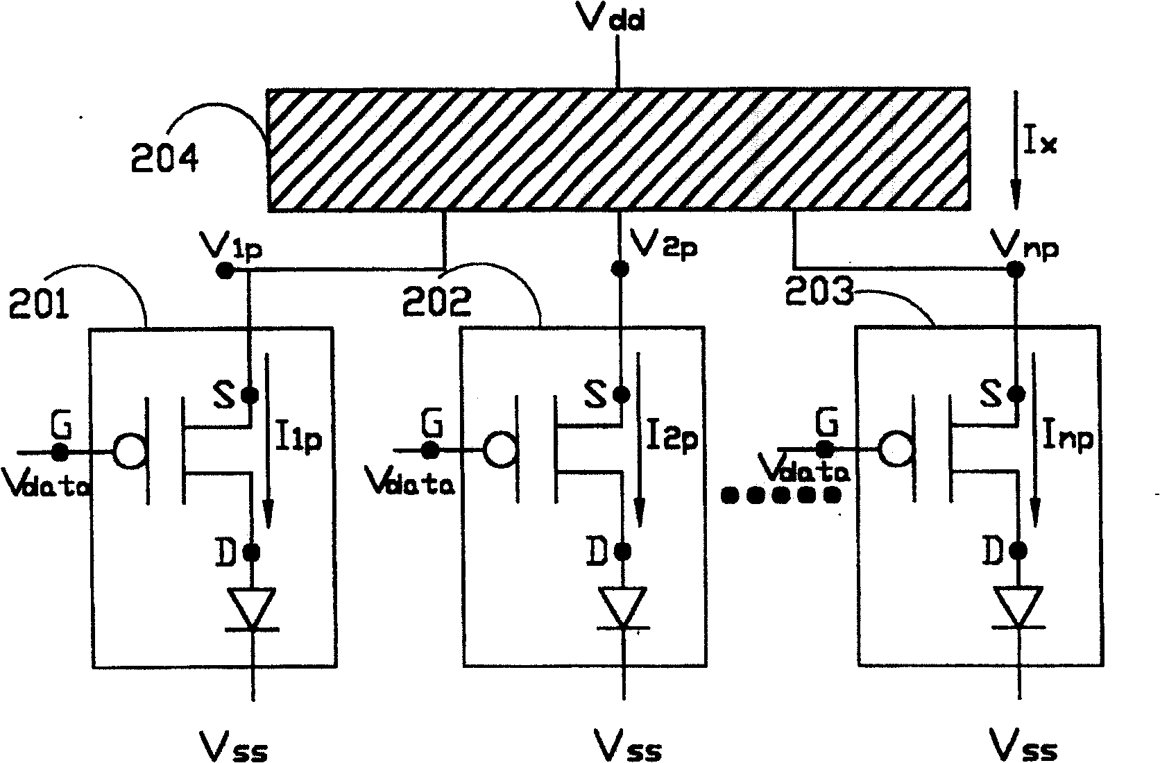 Self-luminescence circuit with power-saving function and method thereof