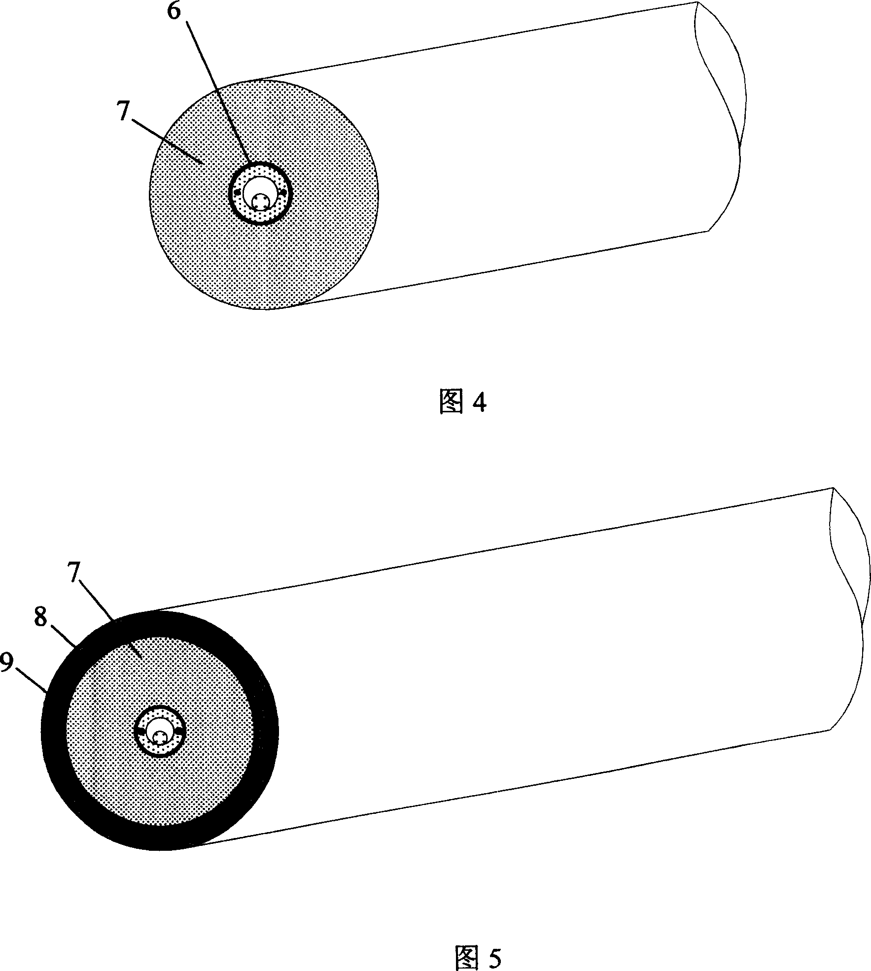 Leakage coaxial optical fiber cable with double-steel-wire reinforced inner conductor and method for making same