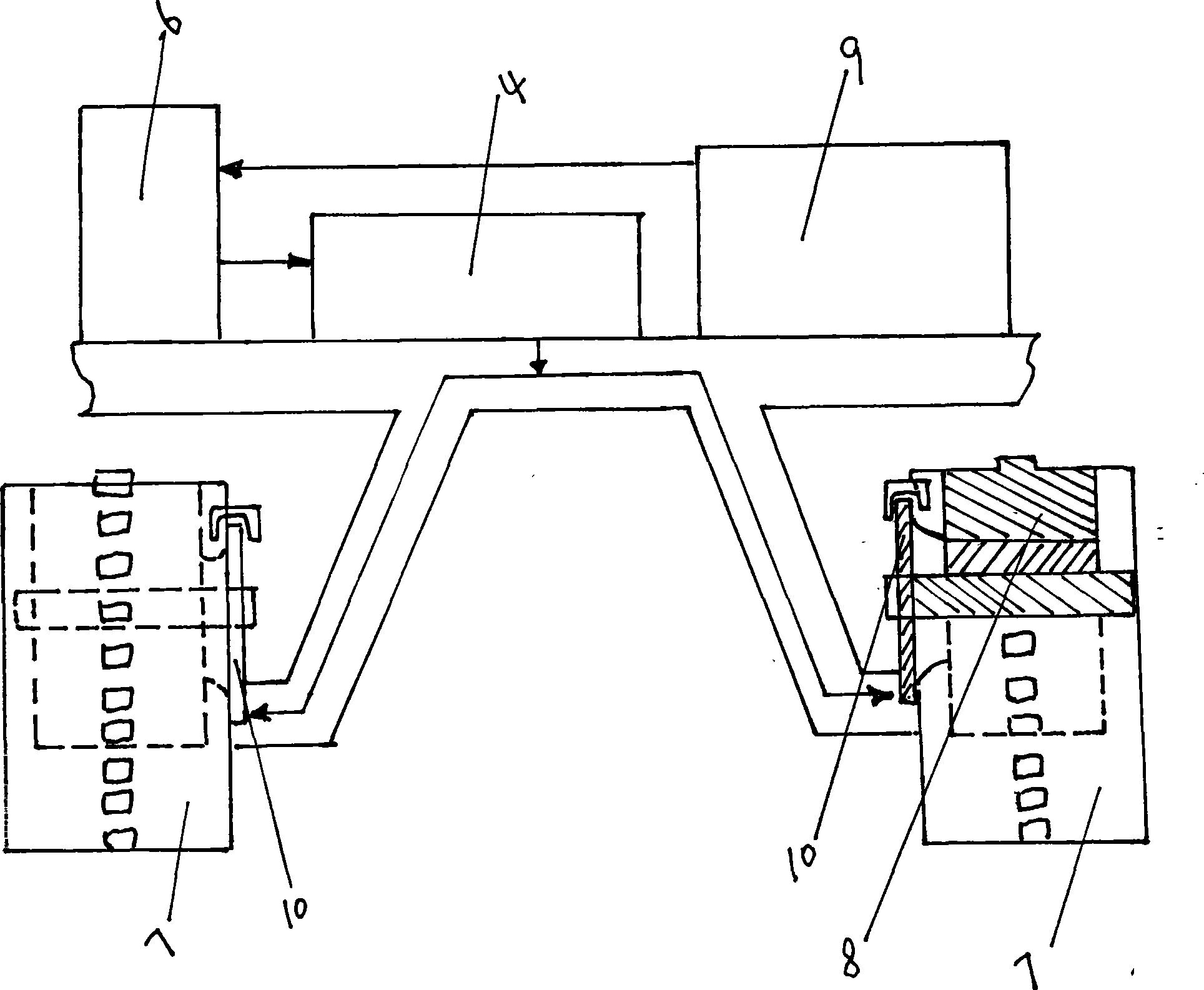 Electricity driving wheel crawler self-moving power plant