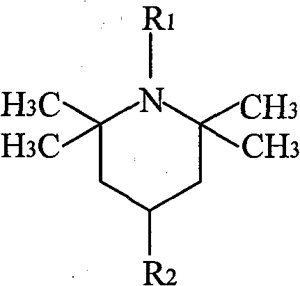 Efficient heat-resisting polyolefine composite light stabilizer, its production and use