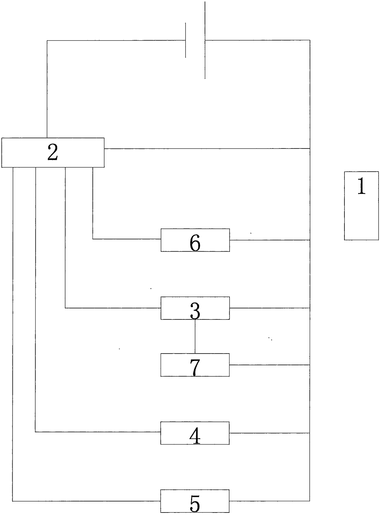 Motor vehicle electric vehicle power source start ignition drive and vehicle-mounted motor remote control system