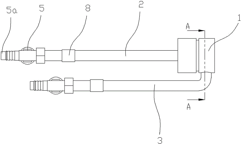 External-mixing polishing gun for glass ware