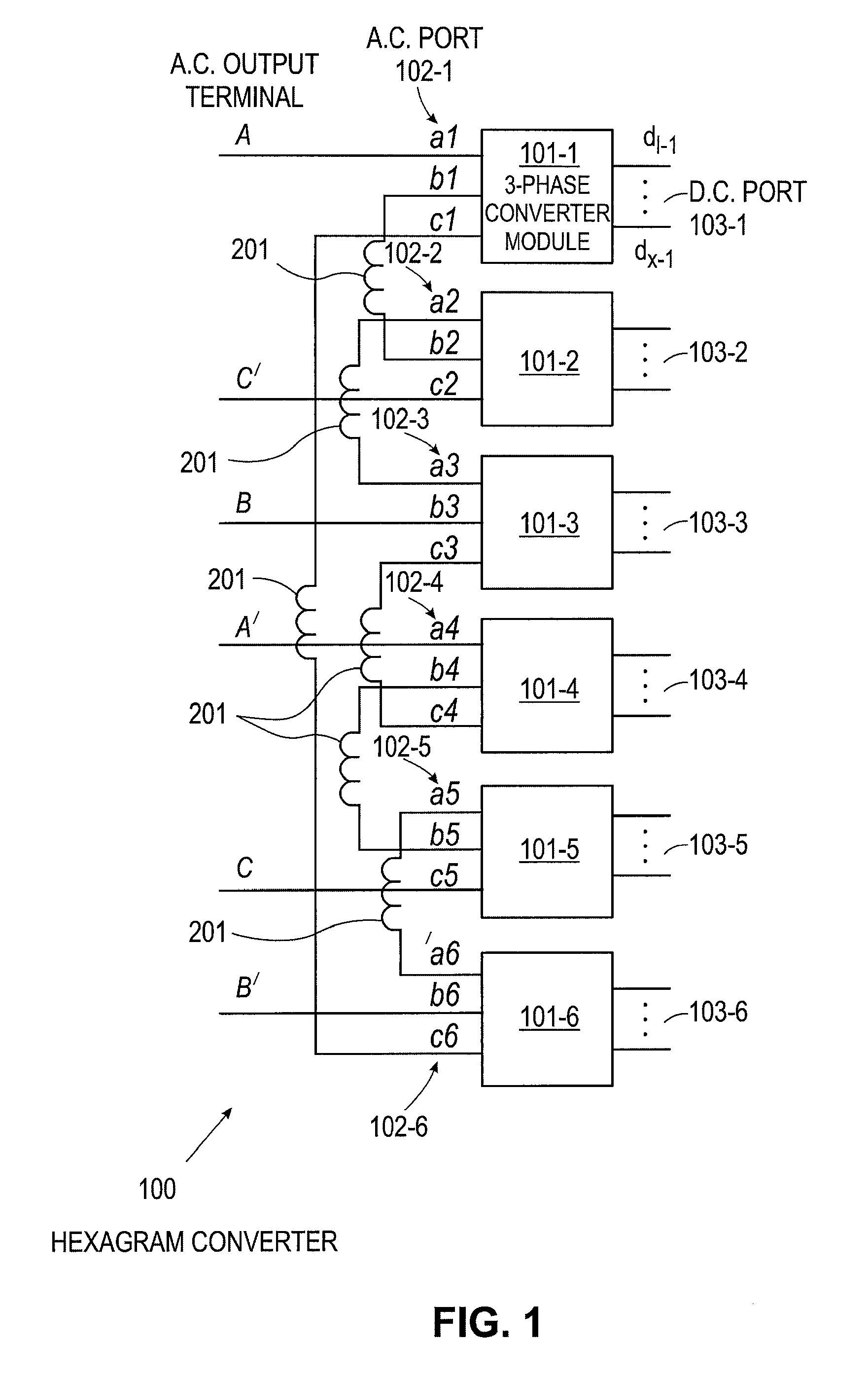 Converters for high power applications