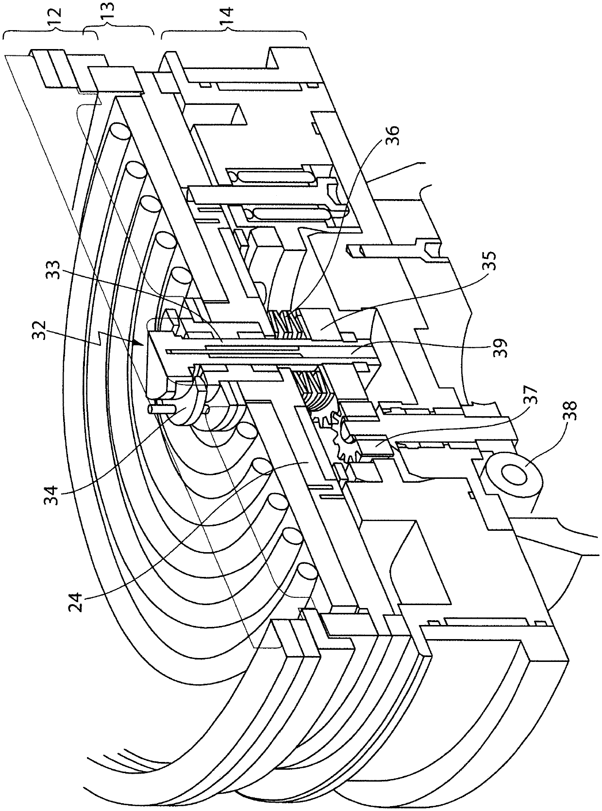 Building cylinder arrangement for a machine for the layer-by-layer production of three-dimensional objects