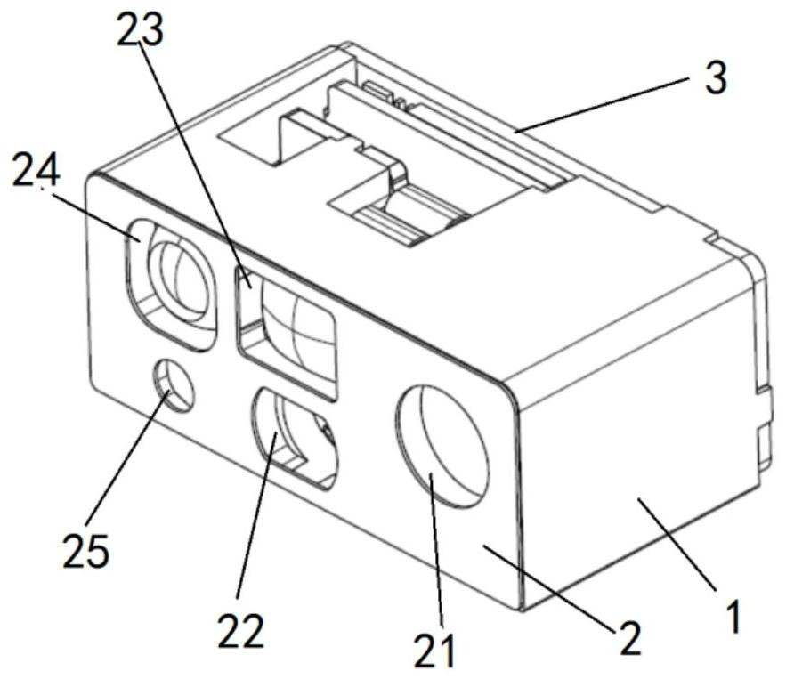 Double-camera bar code reading module and bar code reading method