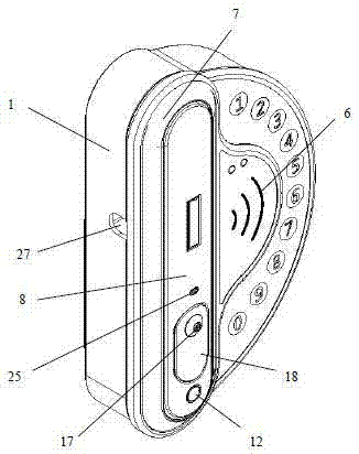 Intelligent coded lock and intelligent coded lock system