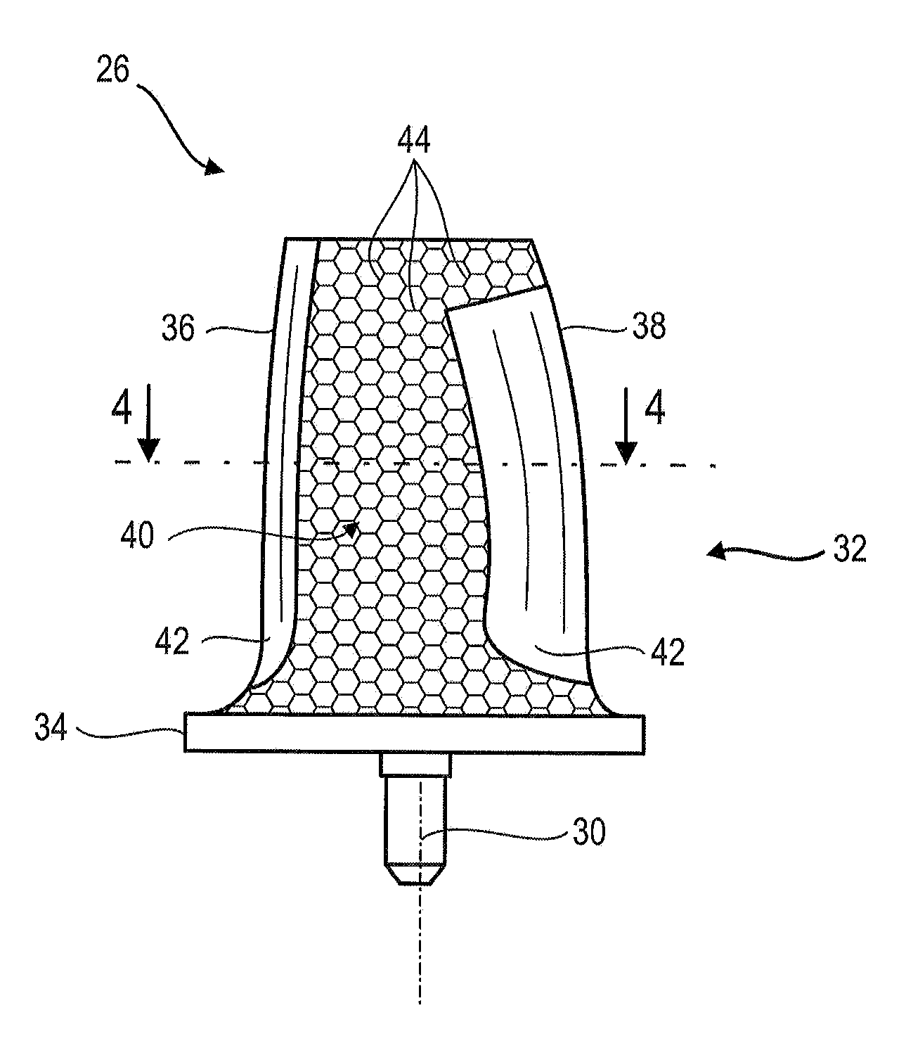 Composite Blade Made by Additive Manufacturing