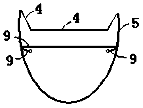 Annular bracket raincoat storable in wearing