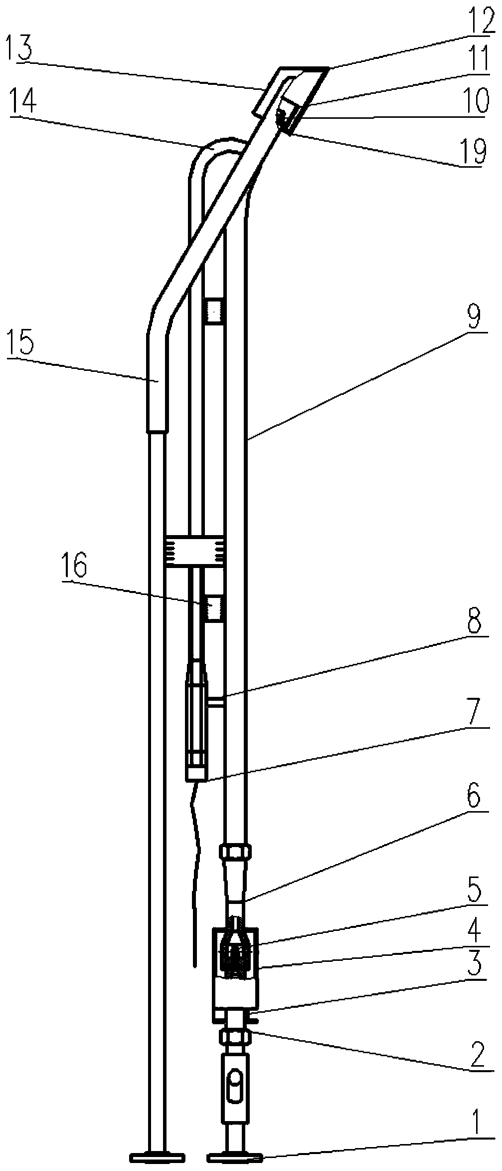 Integrated automatic ignition eternal flame lamp