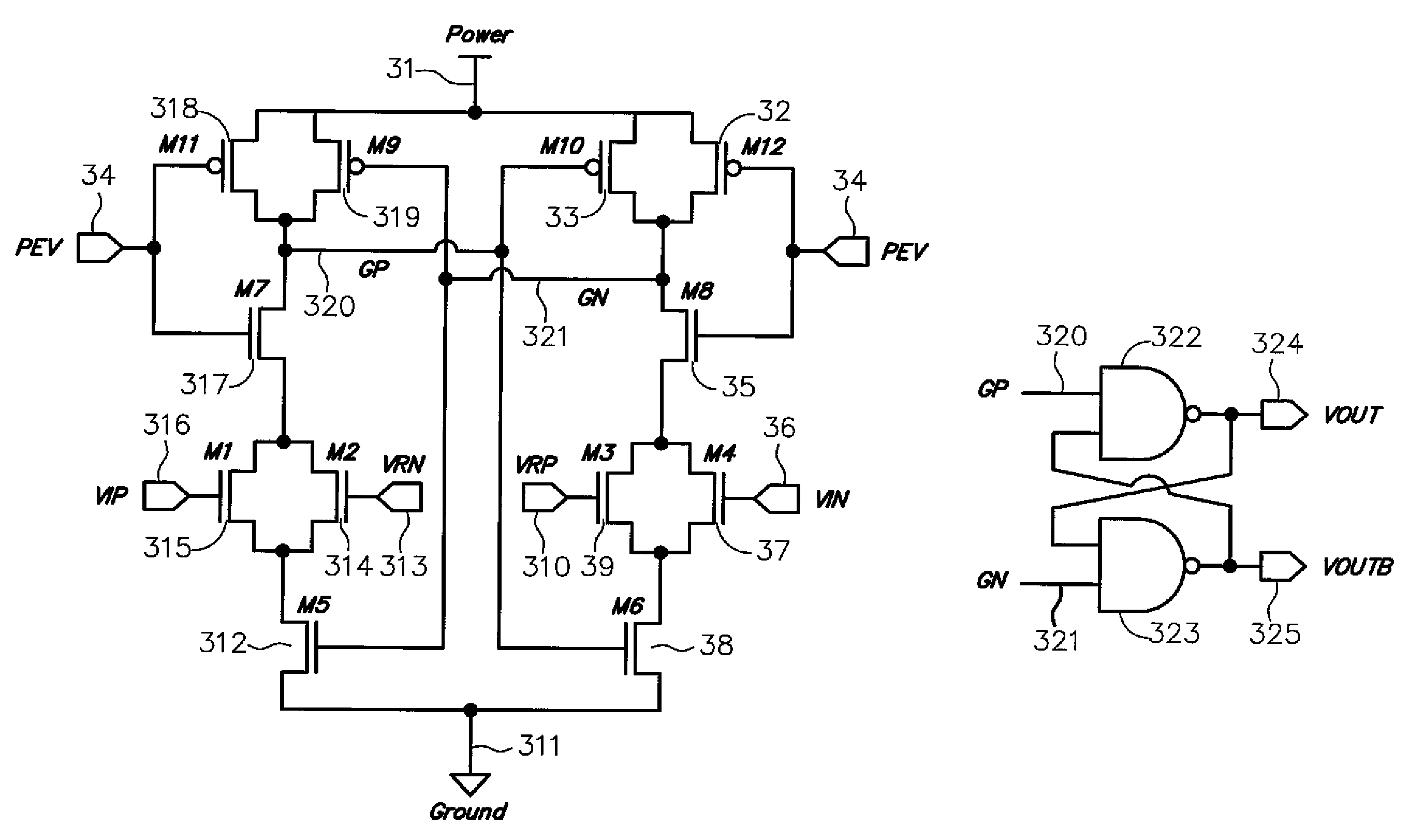 Comparator with low offset voltage