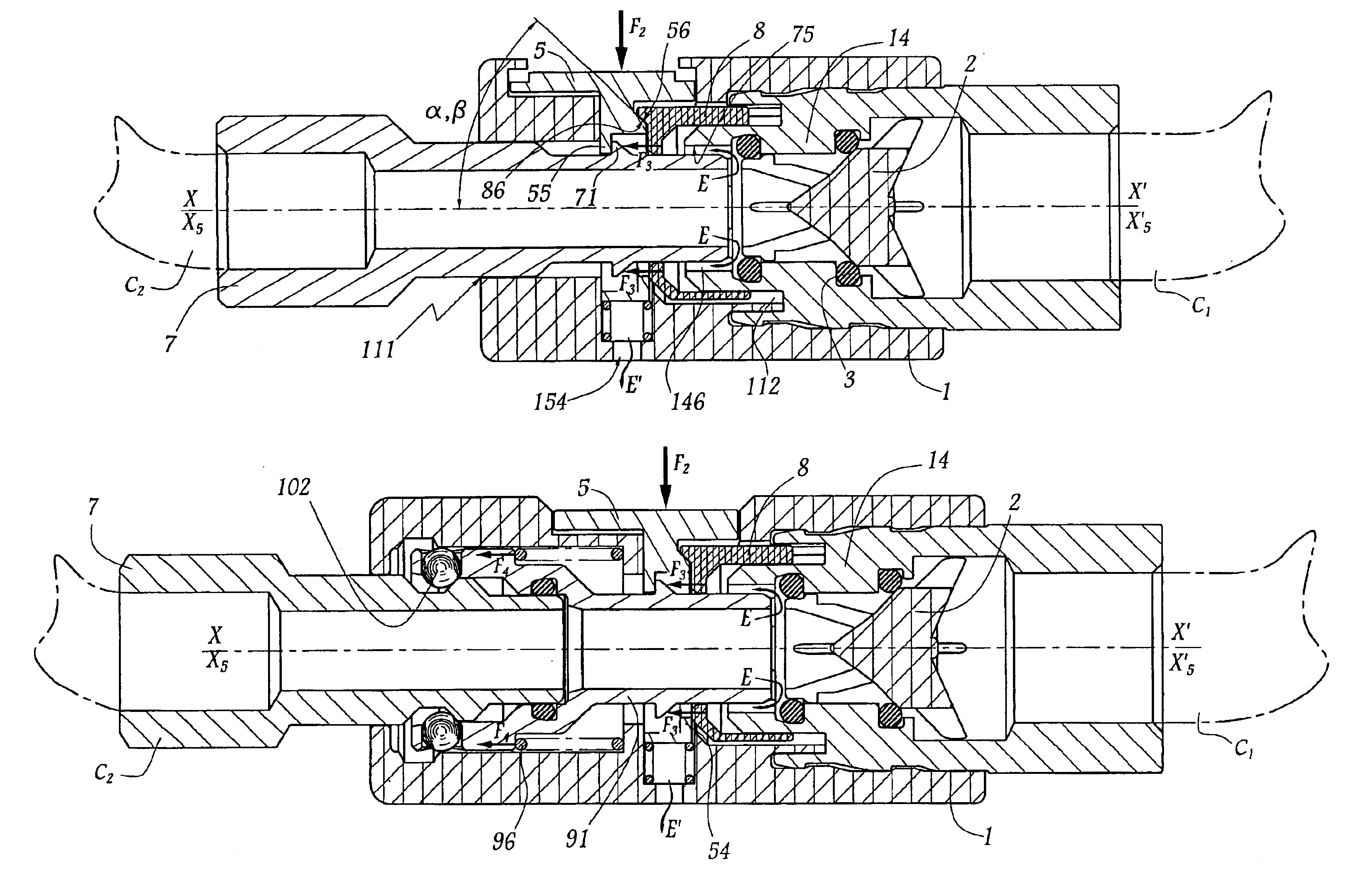 Quick coupler for removably joining two pipes