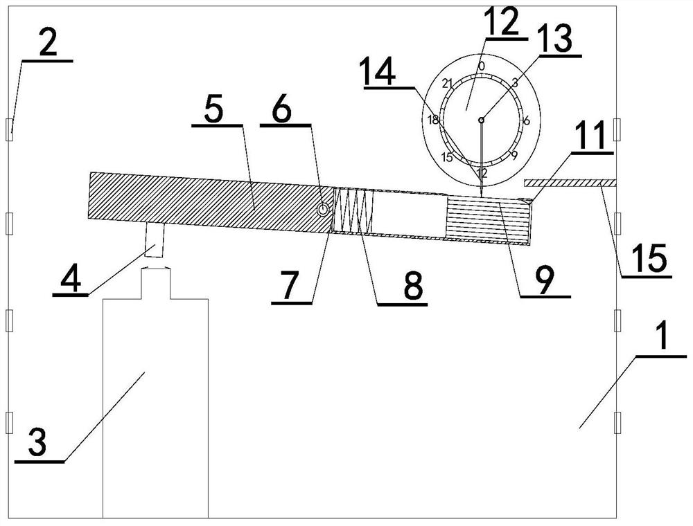 Timing and fixed-point measurement device for air leakage flow field in goaf and its use and measurement method