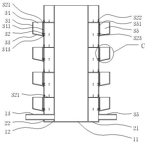 Vertical-turning-flow constructed wetland