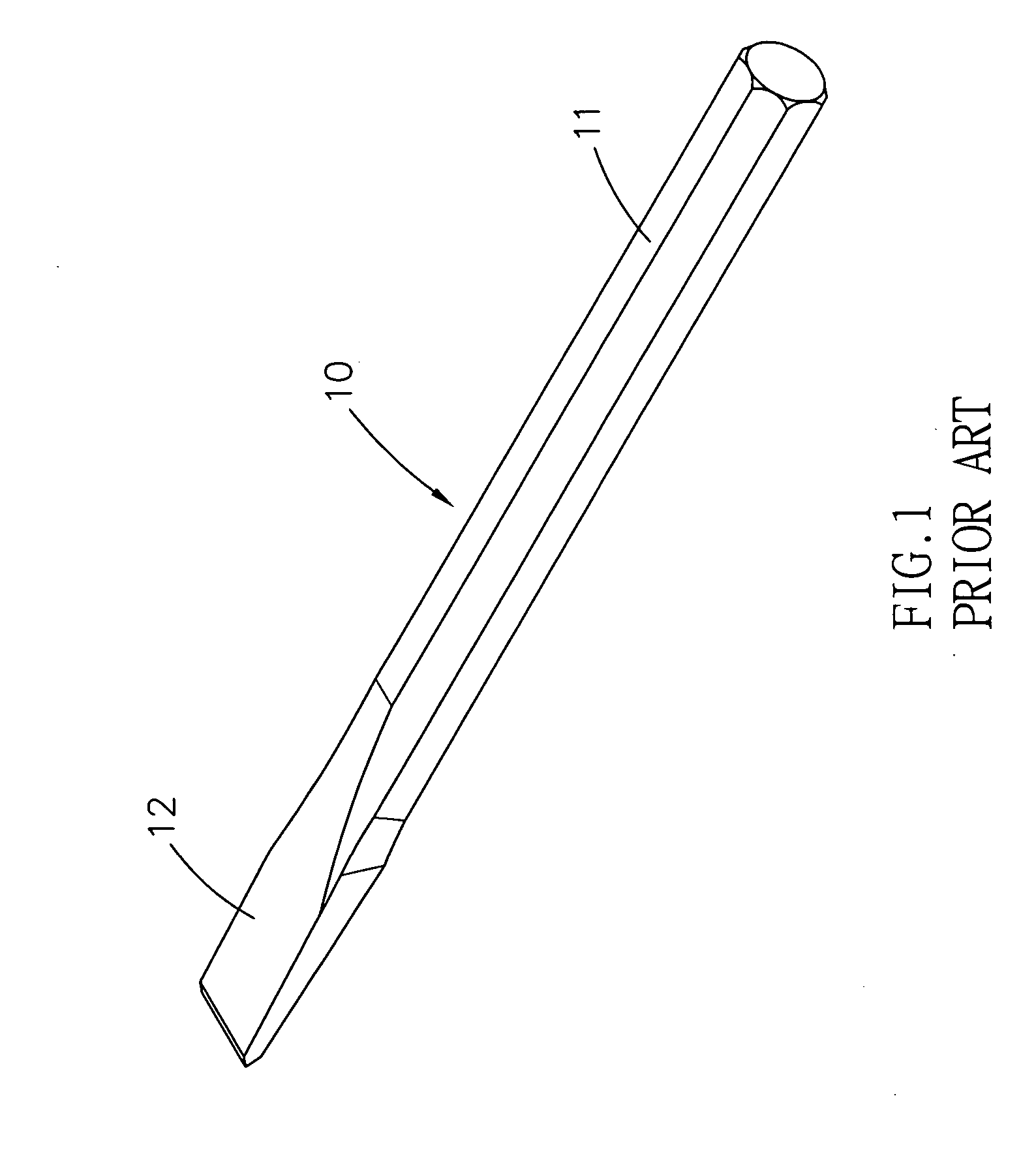 Chisel having replaceable tip