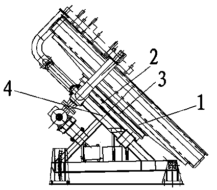 Slewing bearing method for disc of disc-type balling machine and slewing bearing