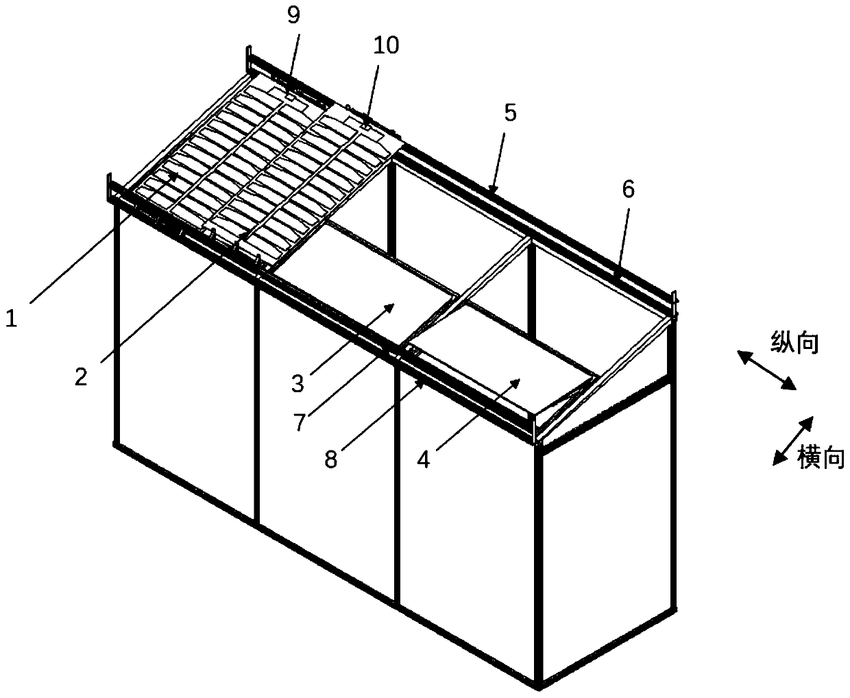 Flexible photovoltaic extensible window lighting heat preservation room