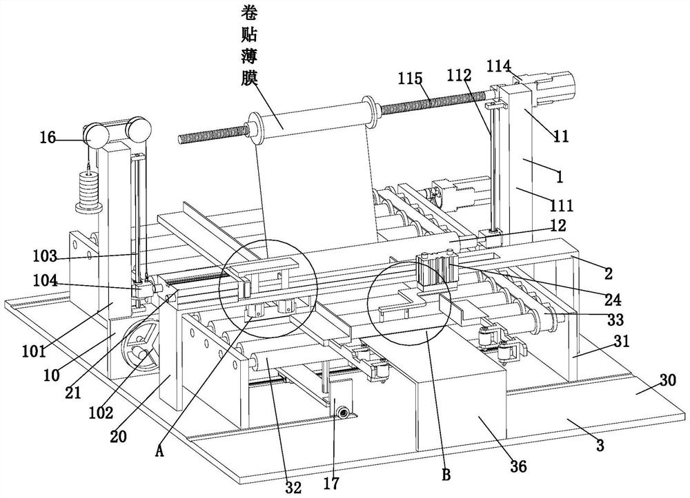 A kind of automatic coating equipment for marble tile manufacturing