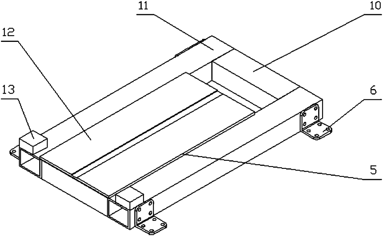 Unmanned ship detecting sonar automatic withdrawing and placing device