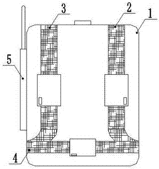 Device for dynamically identifying network equipment topology of intelligent substation based on MAC address matching