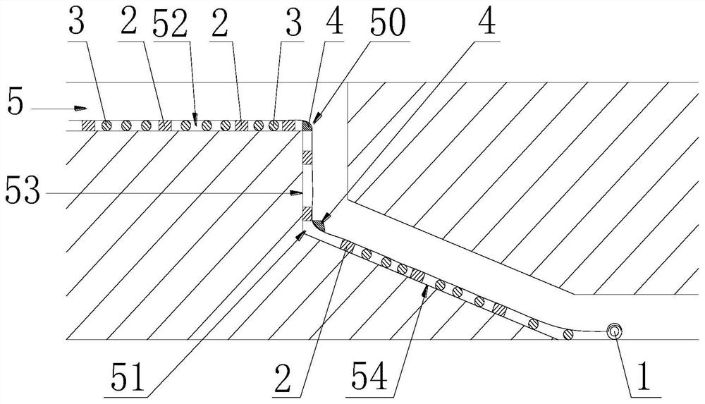 High-voltage cable laying and optimization method under high-fall terrain condition