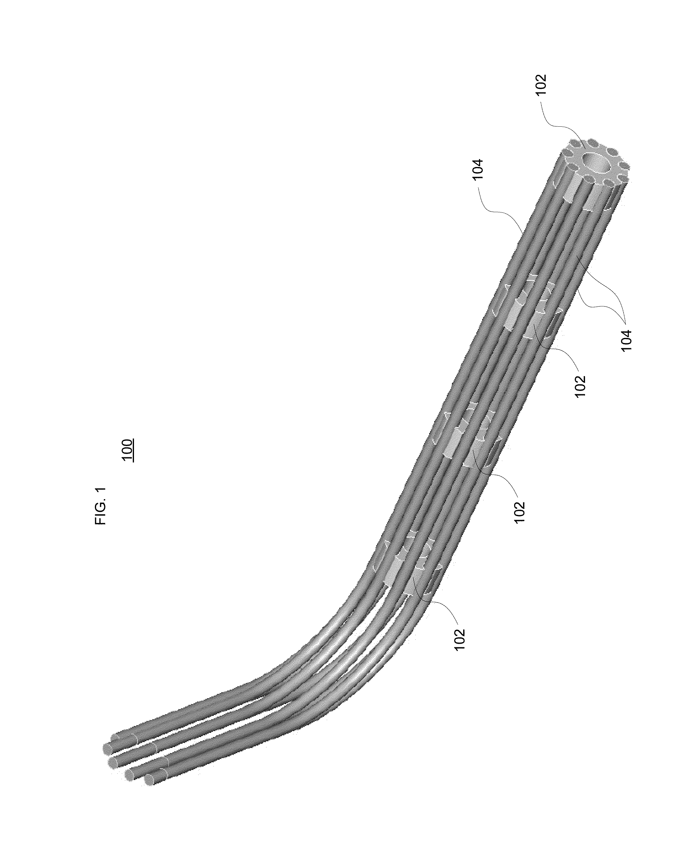 Cooling disc for bundles of current carrying cables