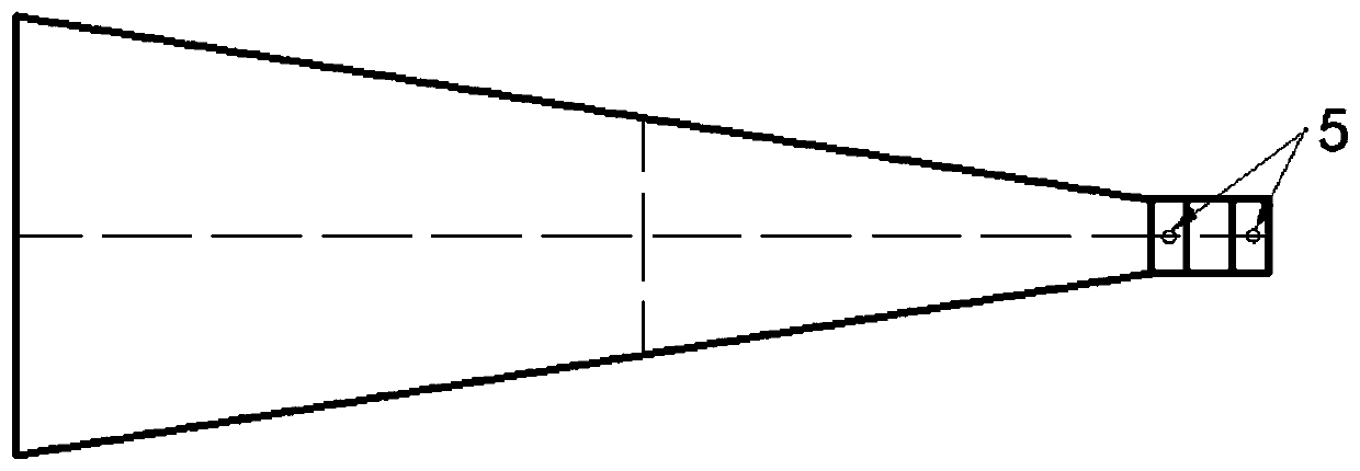 Optical fiber grating detection device and method for measuring pressure and temperature parameters