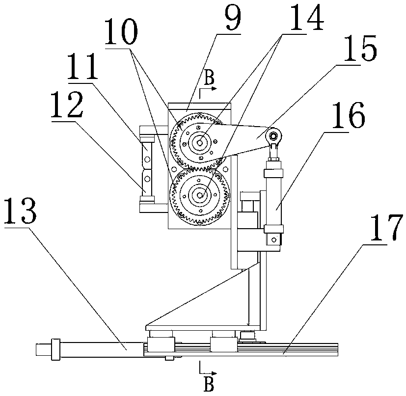 Drum-type material feeding and bagging machine