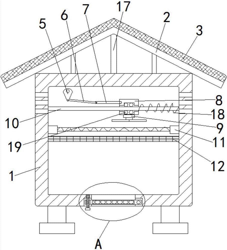 Energy-saving poultry breeding greenhouse