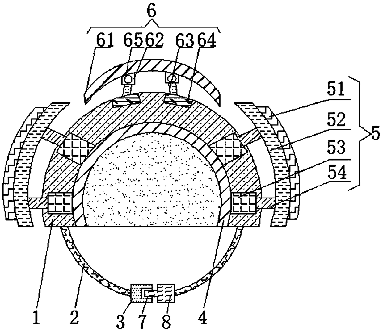 Multifunctional outdoor riding helmet based on anti-collision function