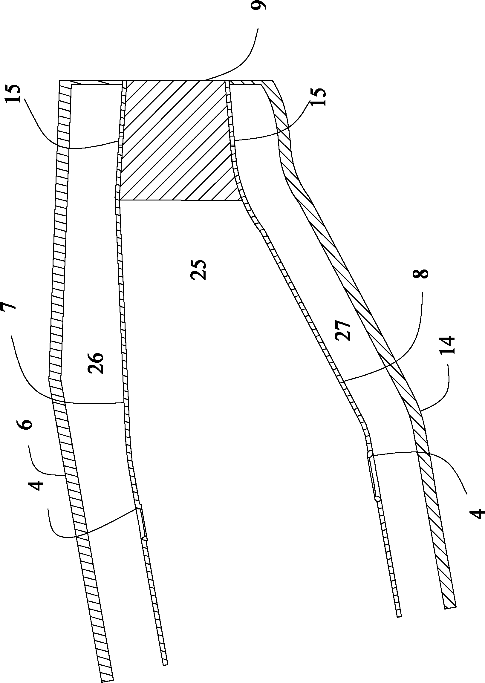 Mixing combustion guide coupling structure of combustion chamber