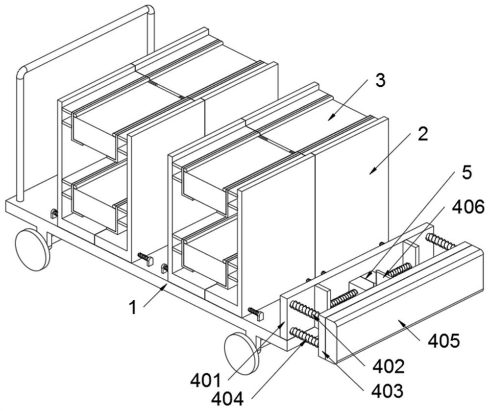 A transport protection device for computer host structure