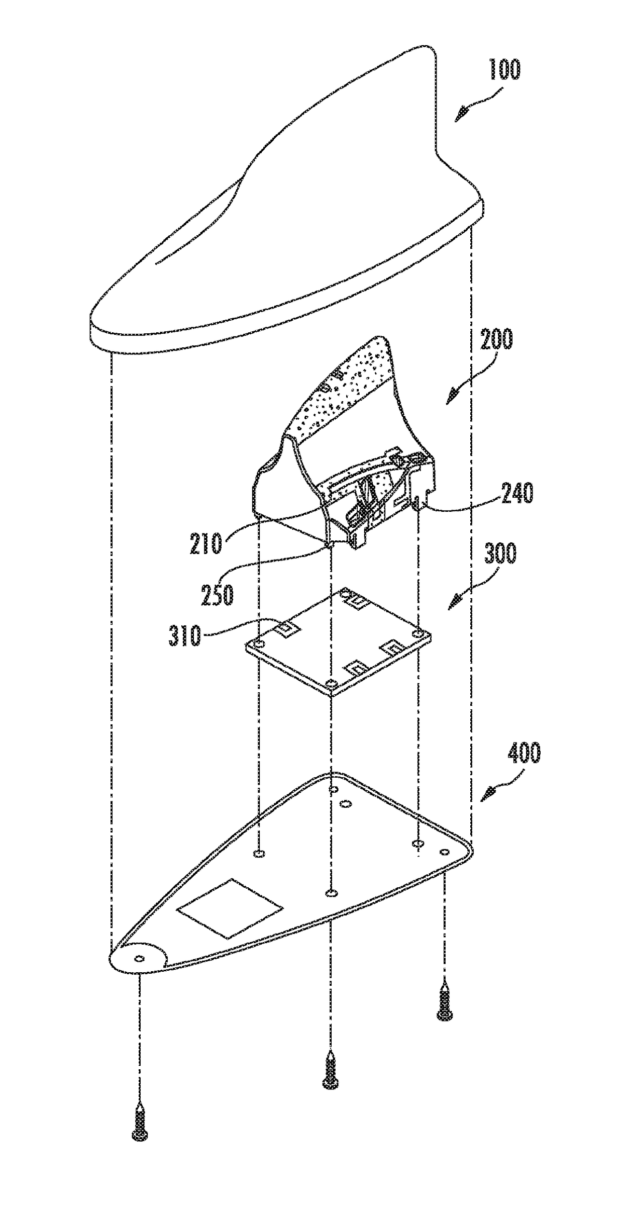 External antenna for vehicle