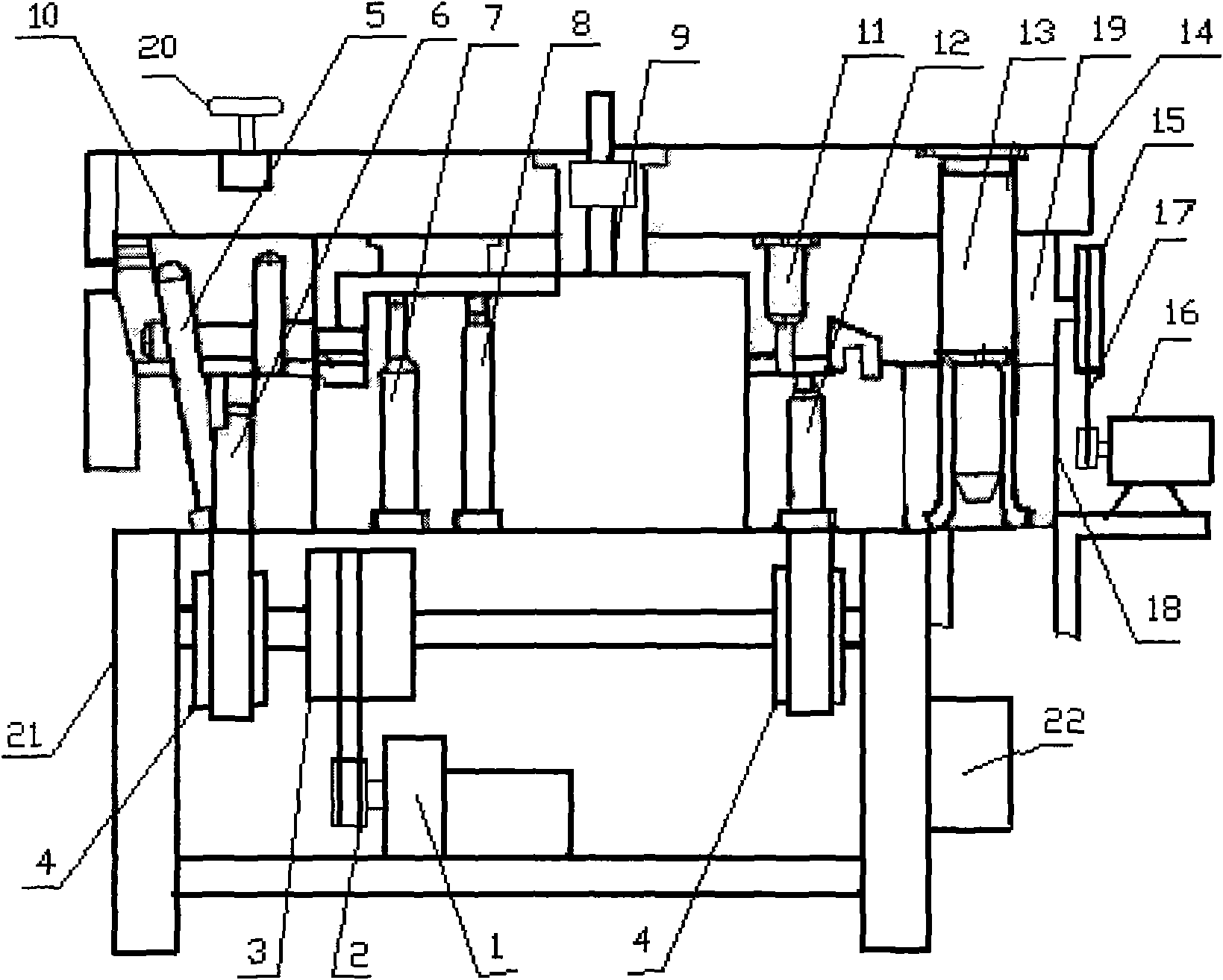 Novel automatic feed plate cutting mechanism