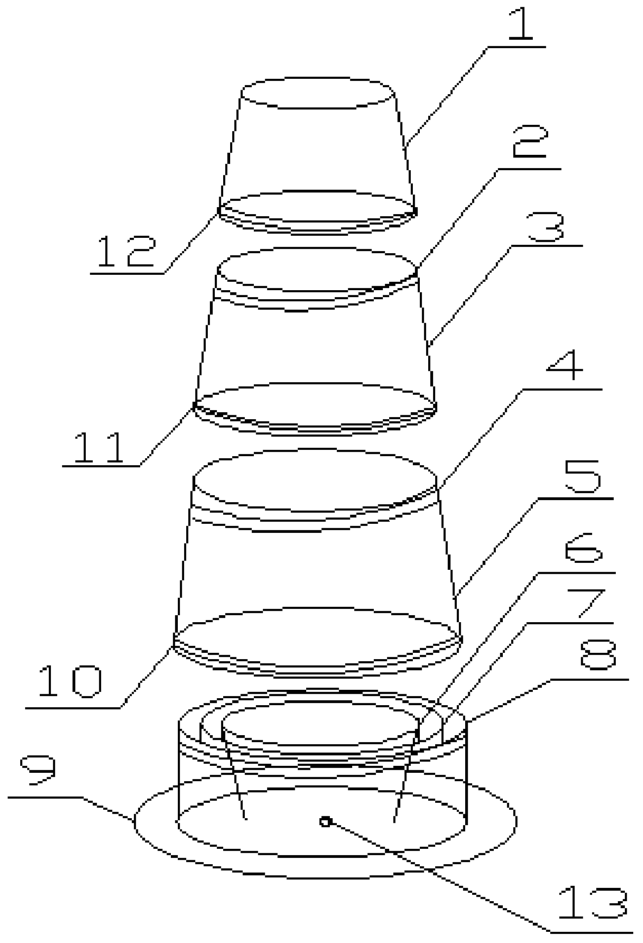 A Variety Combination In-Situ Expansion Pot Planting Container